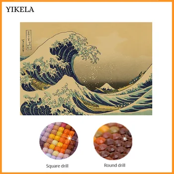 5D DIY Diamond Painting Ukiyoe Sea Weave Landscape Full Drill Diamond Embroidery Cross Stitch Diamond Rhinestone Home decor
5D DIY Diamond Painting Ukiyoe Sea Weave Landscape Full Drill Diamond Embroidery Cross Stitch Diamond Rhinestone Home decor