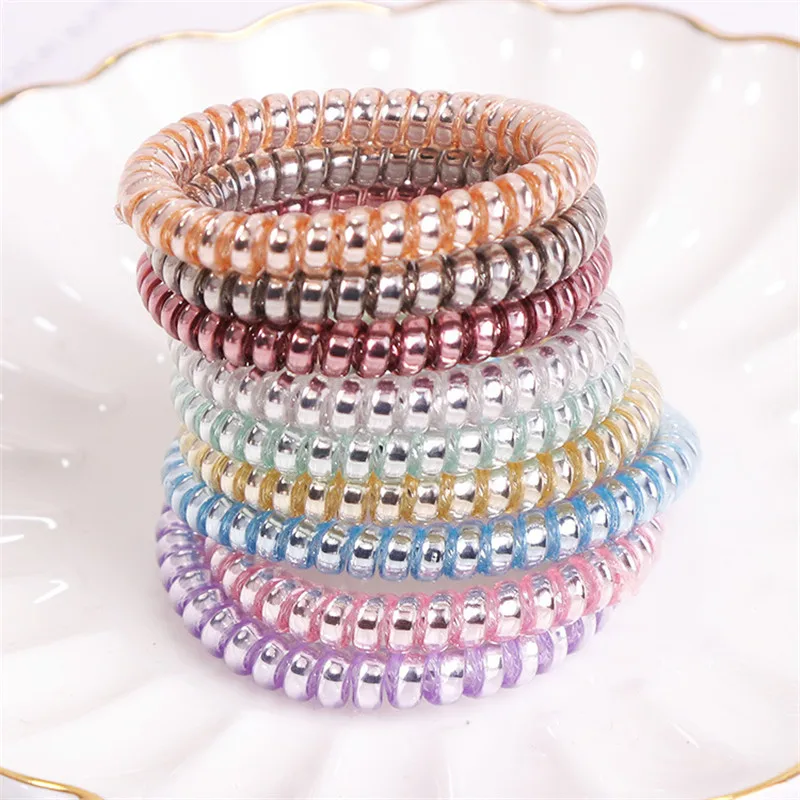 5 pcs Gum For Hair Accessories Hair Ring Rope Traceless Women Gum Elastic Hair Bands For Women Girls Telephone Wire Scrunchy
5 pcs Gum For Hair Accessories Hair Ring Rope Traceless Women Gum Elastic Hair Bands For Women Girls Telephone Wire Scrunchy
