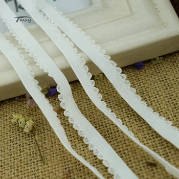 #349 Shinny scallops edge Elastic bands for Underwear Pants Lace Fabric Stretch Ribbon rubber bands Tape Baby Hair Headbands
#349 Shinny scallops edge Elastic bands for Underwear Pants Lace Fabric Stretch Ribbon rubber bands Tape Baby Hair Headbands