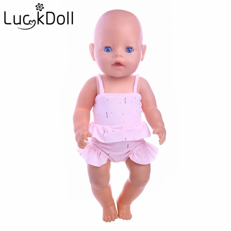 LUCKDOLL слинг Тип плавательный костюм для кукол 43 см кукла или 18 дюймов Кукла в