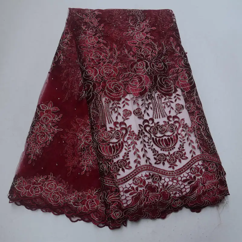 High quality nigerian french lace african lace fabric for party dress.5yards/lot Free shipping wine color tulle lace
High quality nigerian french lace african lace fabric for party dress.5yards/lot Free shipping wine color tulle lace