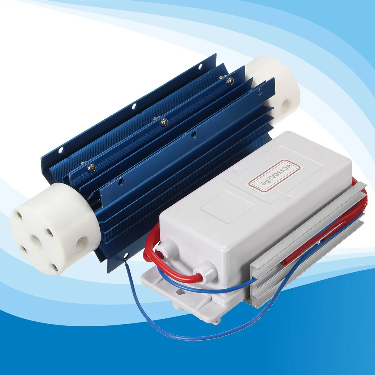 New 60W 220V 5G/H Water Disinfection Treatment Suite Ozone Generator Quartz Tube Air Ozone Air Purifier
New 60W 220V 5G/H Water Disinfection Treatment Suite Ozone Generator Quartz Tube Air Ozone Air Purifier