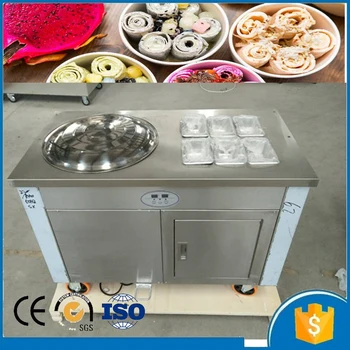 Full Stainless steel One Pan Fried ice cream roll machine pan Fry flat ice cream maker yoghourt fried ice cream machine
Full Stainless steel One Pan Fried ice cream roll machine pan Fry flat ice cream maker yoghourt fried ice cream machine