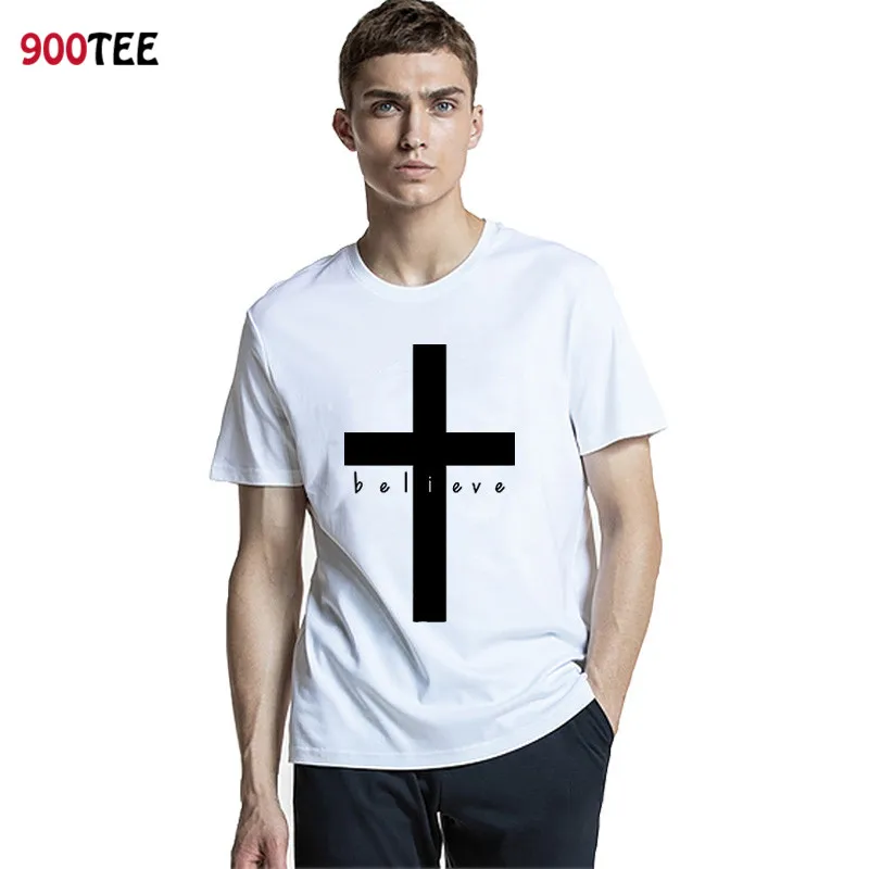 Cross Printed Christian T Shirt Men Short Sleeves O-neck Funny T-shirt for Man Streetwear Clothing Fashion Tee Shirt Homme
Cross Printed Christian T Shirt Men Short Sleeves O-neck Funny T-shirt for Man Streetwear Clothing Fashion Tee Shirt Homme