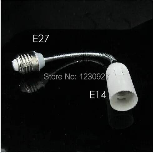 E27 to E14/ large bayonet screw small screw/conversion lamp holder/with soft hose connector can rotate 360 degrees
E27 to E14/ large bayonet screw small screw/conversion lamp holder/with soft hose connector can rotate 360 degrees