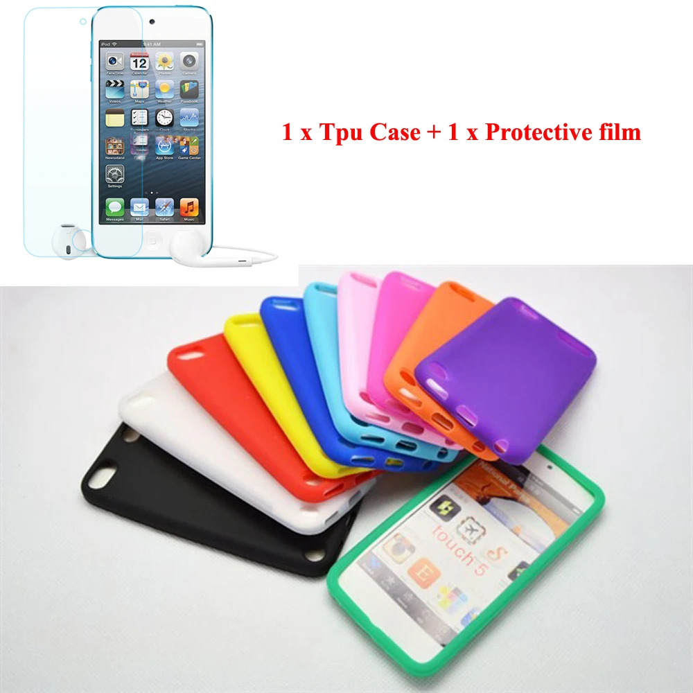 Shockproof Crystal Transparent TPU Back Cover Case For iPod touch 5 5G 5th For iPod touch 6 7 Generation + Screen Protector Film
Shockproof Crystal Transparent TPU Back Cover Case For iPod touch 5 5G 5th For iPod touch 6 7 Generation + Screen Protector Film