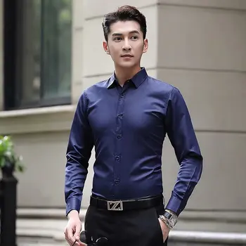 2019 men's shirts overalls professional attire pure color long sleeve business cultivate one's morality men's shirts
2019 men's shirts overalls professional attire pure color long sleeve business cultivate one's morality men's shirts