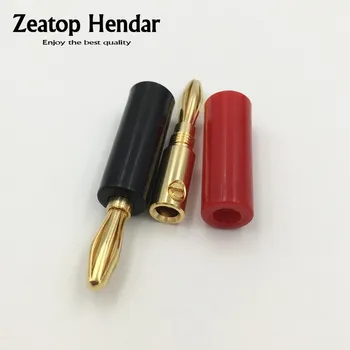 100Pcs Brass Gold plated 4mm Wire Cable Audio Speaker Banana Connector Horn Speakers Banana Plug Black Red
100Pcs Brass Gold plated 4mm Wire Cable Audio Speaker Banana Connector Horn Speakers Banana Plug Black Red