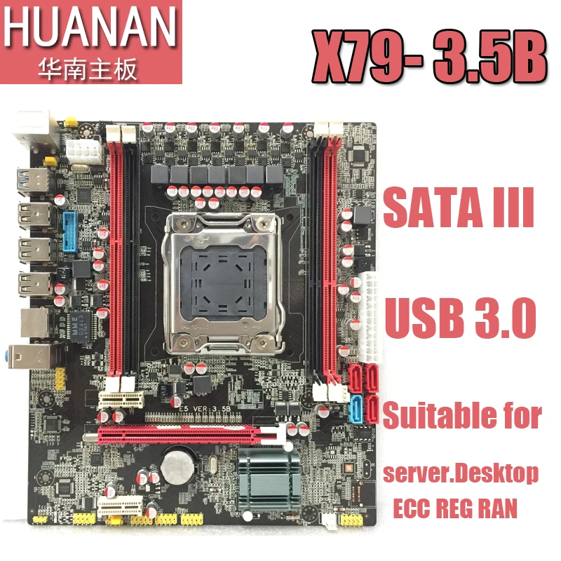 X79 E5 3.5B LGA 2011 DDR3 PC Desktops Motherboards Computer Computer Motherboards Suitable for server ECC ECC REG RAM
X79 E5 3.5B LGA 2011 DDR3 PC Desktops Motherboards Computer Computer Motherboards Suitable for server ECC ECC REG RAM