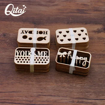 QITAI 48Pieces/lot Wood Pattern Letters Four Kinds Of shapes Small Ornaments for children the Home Decoration accessories Wf124
QITAI 48Pieces/lot Wood Pattern Letters Four Kinds Of shapes Small Ornaments for children the Home Decoration accessories Wf124