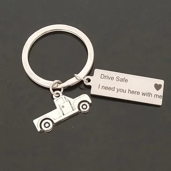 Engraved key chain drive safe I need you here with me Car Charm Keyring Driver Husband Gifts Car Keys Holder Women Bag Charm
Engraved key chain drive safe I need you here with me Car Charm Keyring Driver Husband Gifts Car Keys Holder Women Bag Charm