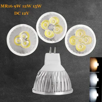 Super bright Spotlight LED Lamp LED Spot light 9W 12W 15W Bombillas High quality MR16 12V Spot light Lampada LED Bulb DC
Super bright Spotlight LED Lamp LED Spot light 9W 12W 15W Bombillas High quality MR16 12V Spot light Lampada LED Bulb DC