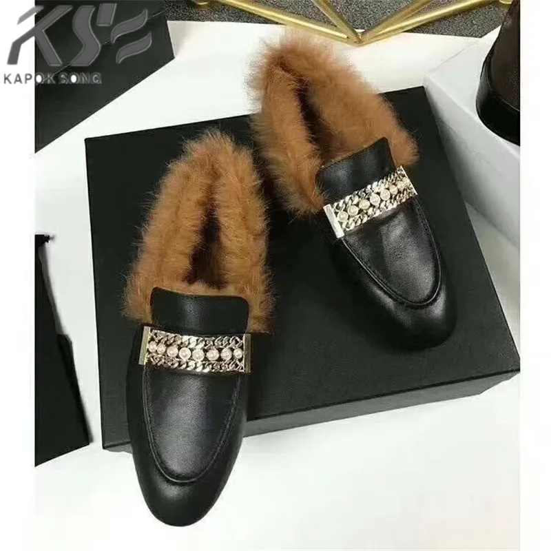 luxury designer leather and wool normal leather women shoes genuine cow leather excellent quality fashional warm winter cc shoe
luxury designer leather and wool normal leather women shoes genuine cow leather excellent quality fashional warm winter cc shoe