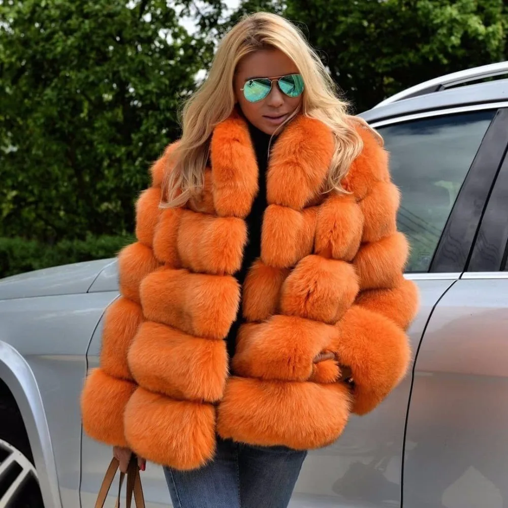 New Arrival Premium Genuine Fox Fur Coat with Stand Collar Winter Warm Baggy Real Fur Coat Fashion Elegant Women Outwear Jacket
New Arrival Premium Genuine Fox Fur Coat with Stand Collar Winter Warm Baggy Real Fur Coat Fashion Elegant Women Outwear Jacket