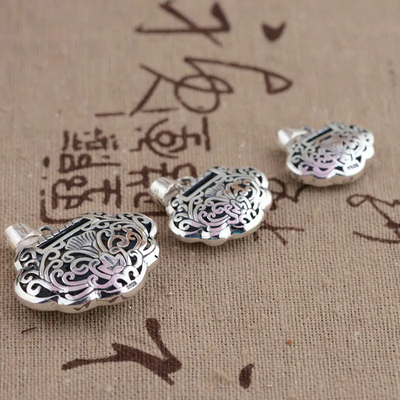 FNJ 925 Silver Pendant 100% Pure S925 Solid Thai Silver Hearl Lock Pendants for Women Men Jewelry Making
FNJ 925 Silver Pendant 100% Pure S925 Solid Thai Silver Hearl Lock Pendants for Women Men Jewelry Making