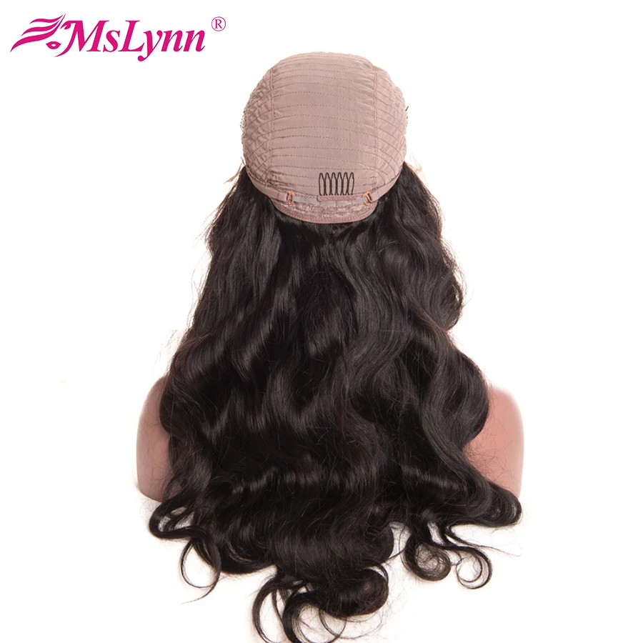altMslynn Hair Lace Front Human Hair Wigs For Black Women Malaysian Body Wave Wig With Baby Hair 8-24 Pre Plucked Non Remy Hair
