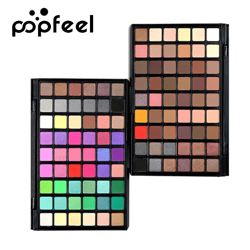 POPFEEL 54 Color Matte Eyeshadow Palette Smoky Makeup Nude Color Eye Shadow Matte Shimmer Mixed Eyeshadow Eyes Makeup
POPFEEL 54 Color Matte Eyeshadow Palette Smoky Makeup Nude Color Eye Shadow Matte Shimmer Mixed Eyeshadow Eyes Makeup