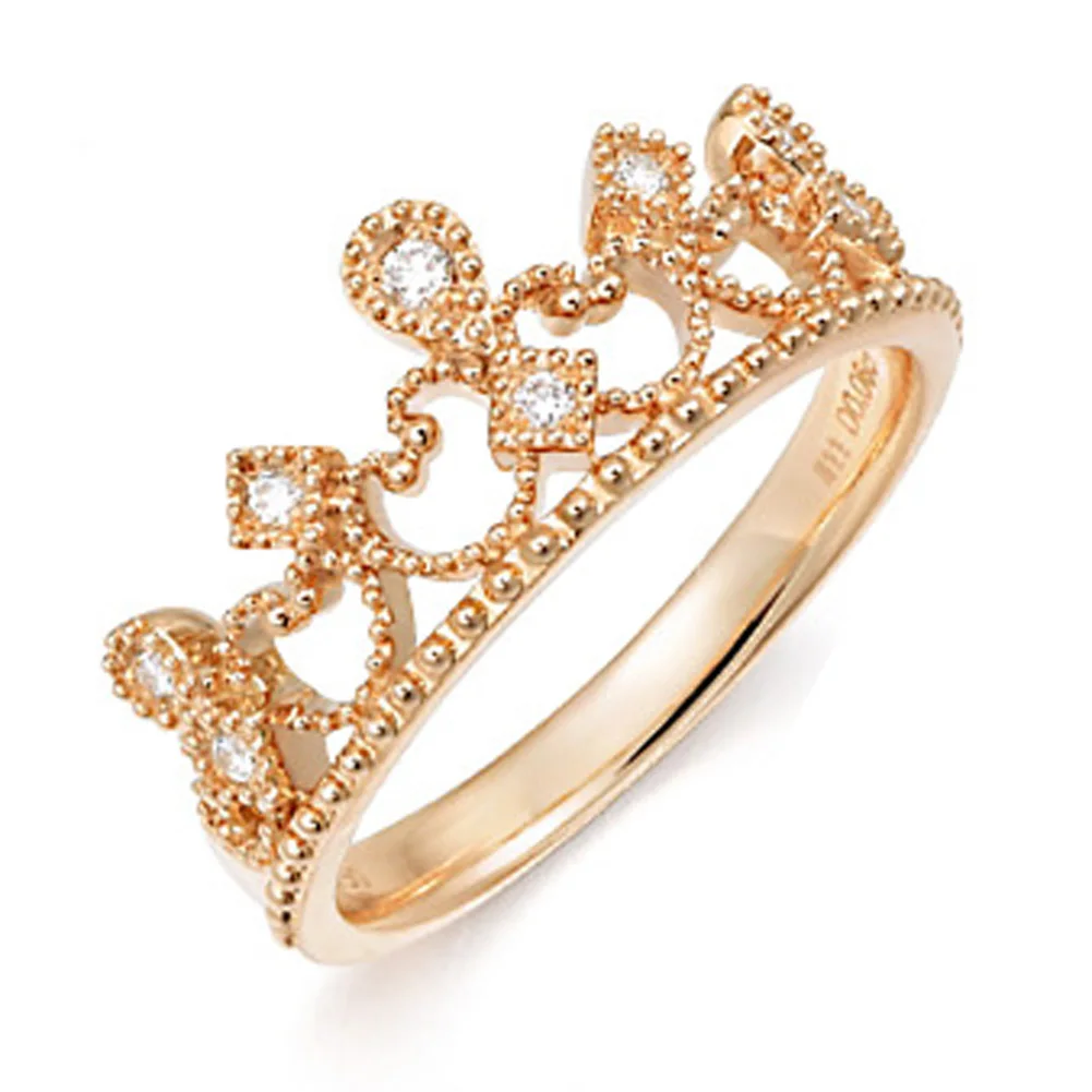 New Fashion Flash Rhinestone Crown Ring Jewelry Shiny Elegant Beauty Ring opening adjustable size
New Fashion Flash Rhinestone Crown Ring Jewelry Shiny Elegant Beauty Ring opening adjustable size