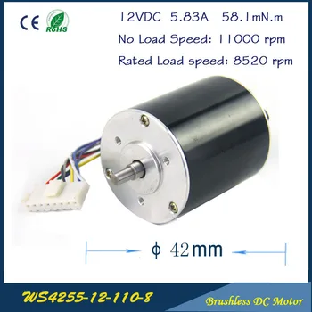 11000rpm 67W 12V 5.83A 42mm * 55mm 3 phase Hall Brushless DC Micro Motor High Speed DC Motor 12V for Fan air pump gear box
11000rpm 67W 12V 5.83A 42mm * 55mm 3 phase Hall Brushless DC Micro Motor High Speed DC Motor 12V for Fan air pump gear box