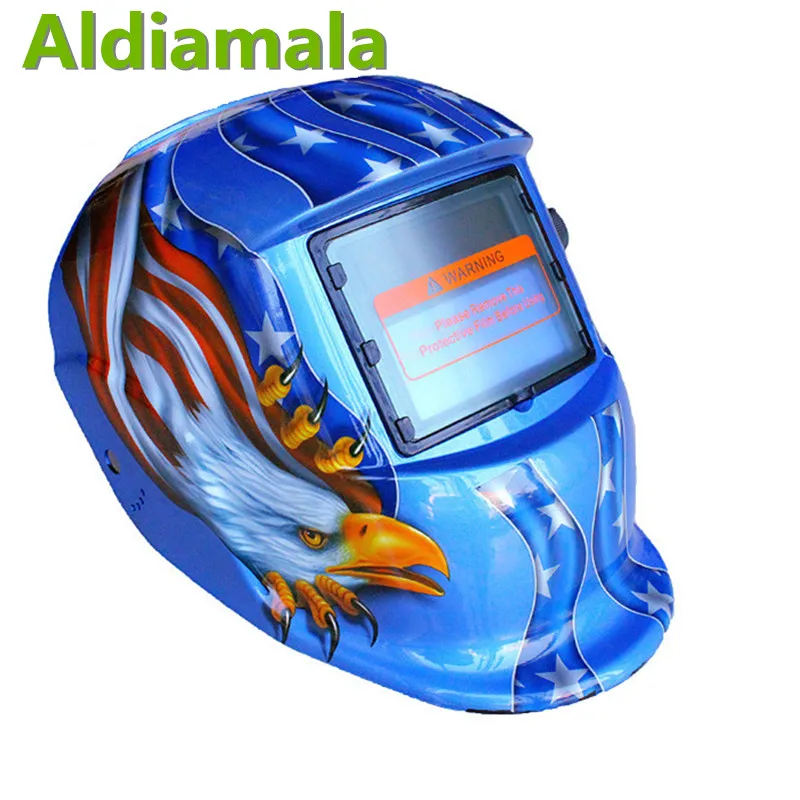 Aldismala Eagle pattern Auto Darkening Welding Helmet Solar auto darkening TIG MIG MMA electric welding mask/helmet/welding lens
Aldismala Eagle pattern Auto Darkening Welding Helmet Solar auto darkening TIG MIG MMA electric welding mask/helmet/welding lens