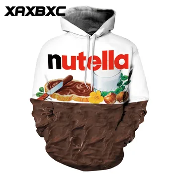 New 061 Autumn Nutella Chocolate 3D Printed Women Hoodie Hooded Femme Sweatshirt Casual Loose Men Pocket Hoodies Coat
New 061 Autumn Nutella Chocolate 3D Printed Women Hoodie Hooded Femme Sweatshirt Casual Loose Men Pocket Hoodies Coat