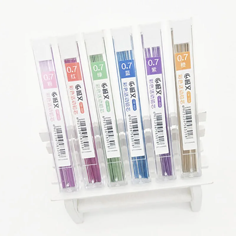 5Pcs 0.7 mm Colorful Mechanical Pencil Lead Art Sketch Drawing Color Lead Writes In Grey School Office Supplies Stationery Gift
5Pcs 0.7 mm Colorful Mechanical Pencil Lead Art Sketch Drawing Color Lead Writes In Grey School Office Supplies Stationery Gift