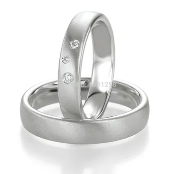 Satin Solid 375 9ct 9k White Gold 100% Natural Diamond 0.06ct Couples Lovers Ring Wedding Band Fine Jewelry Pair Free Engraving
Satin Solid 375 9ct 9k White Gold 100% Natural Diamond 0.06ct Couples Lovers Ring Wedding Band Fine Jewelry Pair Free Engraving