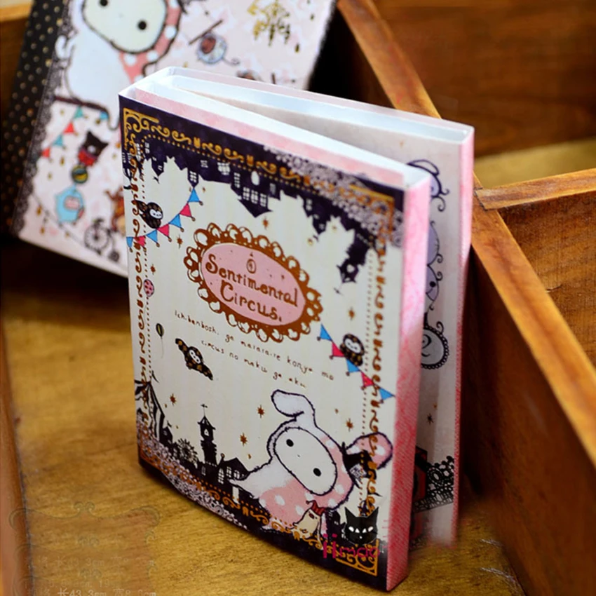 Kawaii персональный блокнот/записная книжка/6 складных блокнотов/блокнот в розницу |