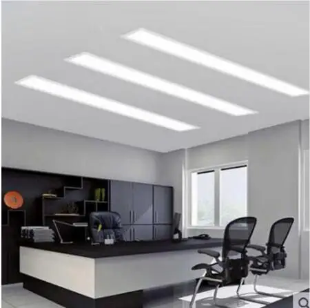 Recessed led strip light rectangular office ceiling lamp balcony porch corridor concealed lamps lighting fixture | Лампы и освещение