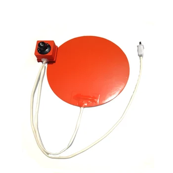 24v 400w Diameter 300*1.5mm silicone heater for machine adhesive 1 side dial thermostat on wire 1700mm lead wire
24v 400w Diameter 300*1.5mm silicone heater for machine adhesive 1 side dial thermostat on wire 1700mm lead wire