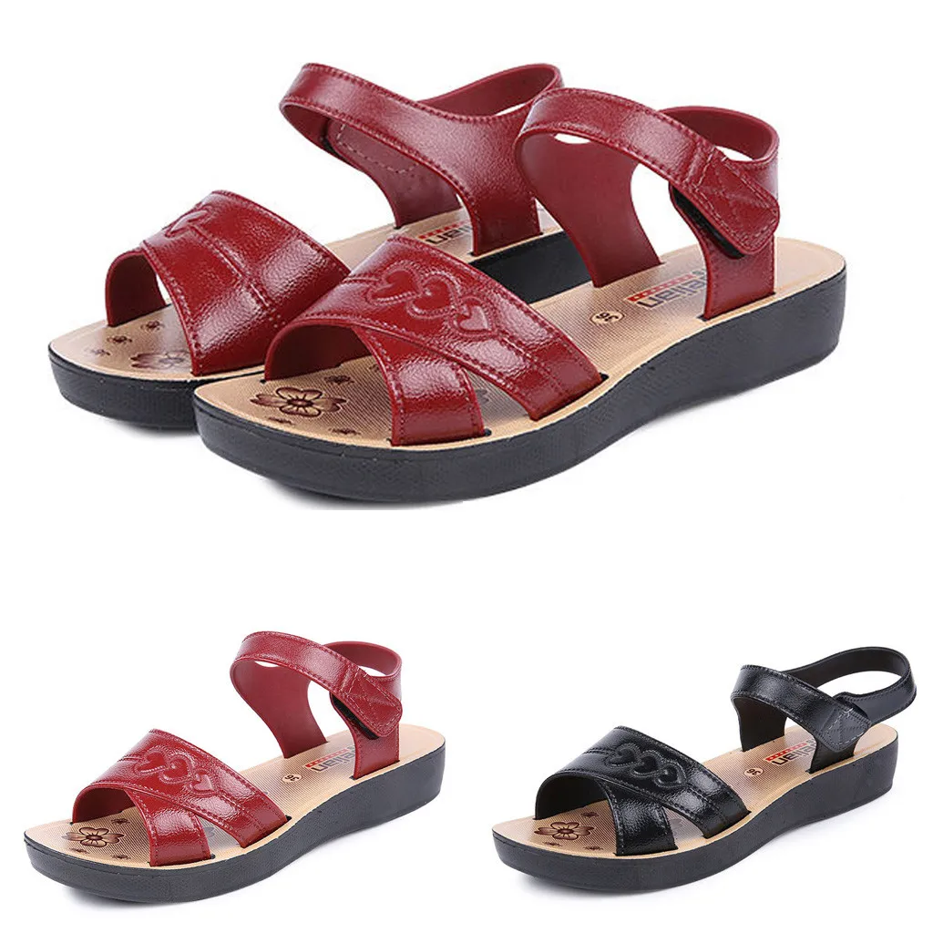 Summer women's Flat Bottom Retro Bohemia Gladiator Leather Love Pattern Breathable Soft Bottom platform Sandals Comfortable
Summer women's Flat Bottom Retro Bohemia Gladiator Leather Love Pattern Breathable Soft Bottom platform Sandals Comfortable