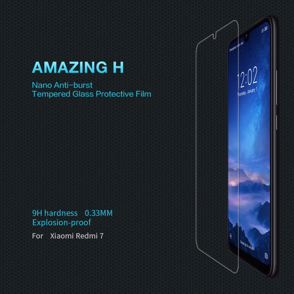 Xiaomi redmi 7 Tempered Glass Screen Protector NILLKIN Amazing H Nanometer Anti-burst Protective Glass Film For Xiaomi redmi 7
Xiaomi redmi 7 Tempered Glass Screen Protector NILLKIN Amazing H Nanometer Anti-burst Protective Glass Film For Xiaomi redmi 7