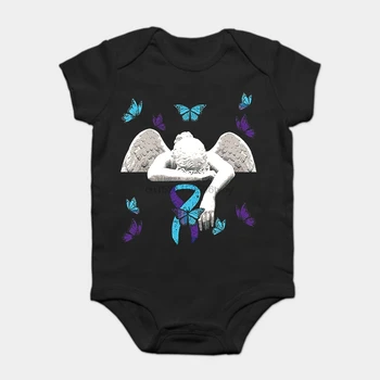 Baby Onesie Baby Bodysuits kid t shirt Suicide Awareness Angel Ribbon Butterflies
Baby Onesie Baby Bodysuits kid t shirt Suicide Awareness Angel Ribbon Butterflies