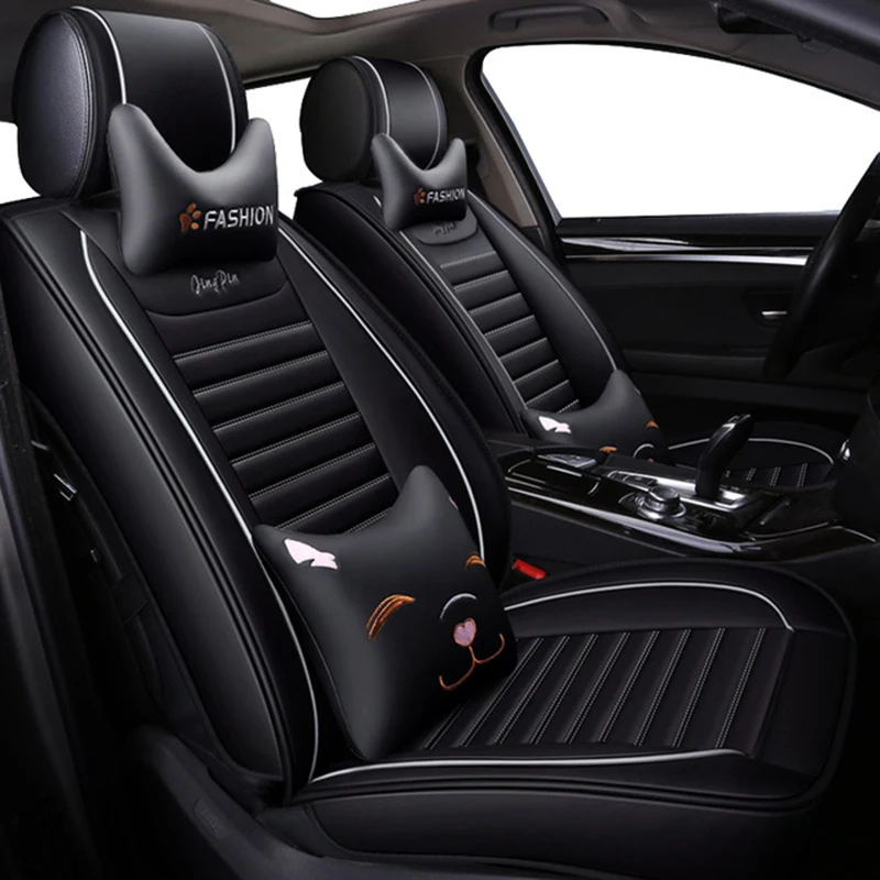 WLMWL Universal Leather Car seat cover for Kia all models rio k2 k3 k4 k5 ceed sportage optima cerato car styling accessorie | Автомобили