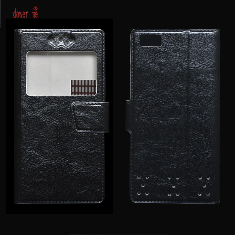 Dower me хит продаж флип-чехол из искусственной кожи с одним окном для DEXP Ixion ML350 Force PRO