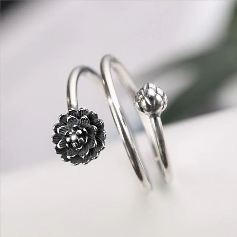 Lotus Flower New products Promotions 925 Sterling Silver Lotus Rings Creative Flower Simple Fashion Jewelry For Women VRS2307
Lotus Flower New products Promotions 925 Sterling Silver Lotus Rings Creative Flower Simple Fashion Jewelry For Women VRS2307