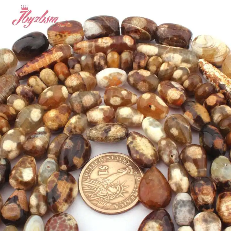 Drop Rondelle Column Olivary Retro Brown Agates Beads Natural Stone Beads For DIY Women Necklace Bracelets Jewelry Making 15"
Drop Rondelle Column Olivary Retro Brown Agates Beads Natural Stone Beads For DIY Women Necklace Bracelets Jewelry Making 15"