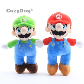 2 Pcs/lot Super Mario Bros Mario& Luigi Plush Toy Soft Stuffed Animals 10"25 cm Children Gift
2 Pcs/lot Super Mario Bros Mario& Luigi Plush Toy Soft Stuffed Animals 10"25 cm Children Gift