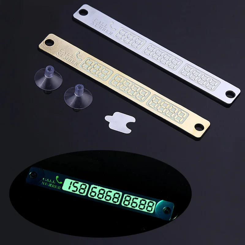 Car Styling Telephone Number Card Sticker 15x2cm Night Luminous Temporary Car Parking Card Plate Suckers Phone Number Card
Car Styling Telephone Number Card Sticker 15x2cm Night Luminous Temporary Car Parking Card Plate Suckers Phone Number Card