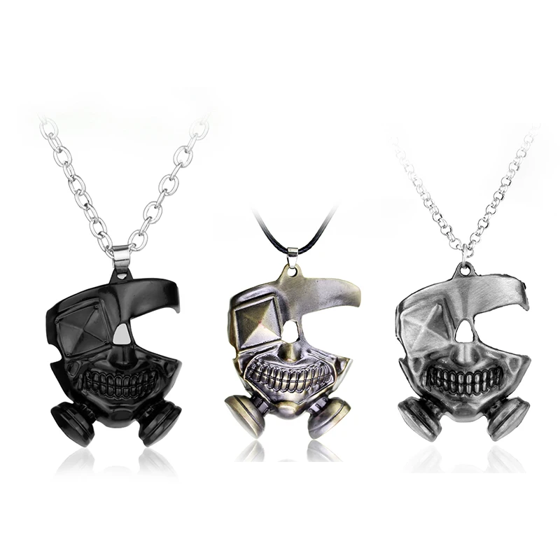 Wholesale Hot Japan Anime Tokyo Ghoul Necklaces Pendants Zinc Alloy Kaneki Ken Mask Cosplay Pendant Necklace for Men Gifts
Wholesale Hot Japan Anime Tokyo Ghoul Necklaces Pendants Zinc Alloy Kaneki Ken Mask Cosplay Pendant Necklace for Men Gifts