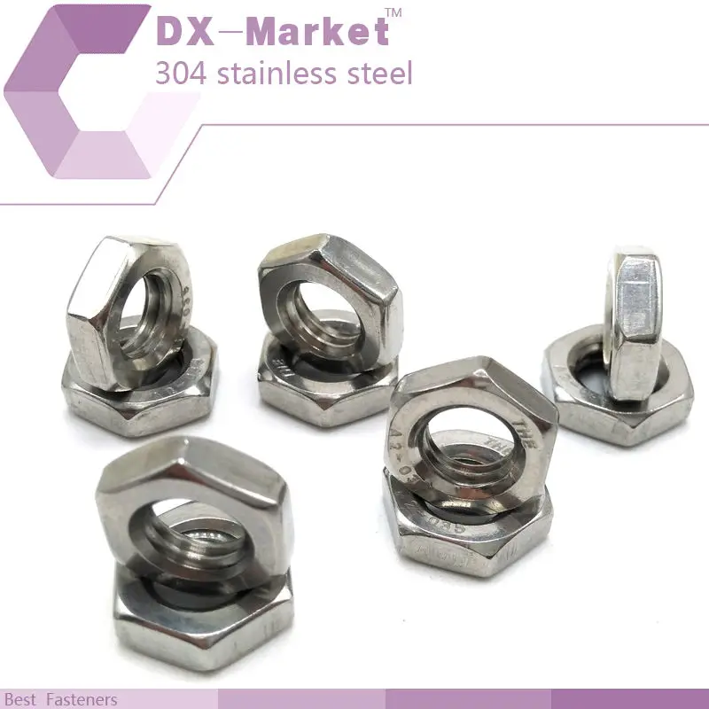 m8 , 200pcs , Hexagon thin nut DIN 439 A2-35 ST/ST Metric thread fastener
m8 , 200pcs , Hexagon thin nut DIN 439 A2-35 ST/ST Metric thread fastener