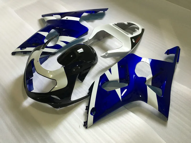 Комплект обтекателей для мотоцикла GSXR1000 K2 00 01 02 GSXR 1000 2000 2001 2002 ABS синий белый
