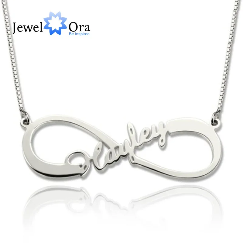 Personalized Name Necklace 925 Sterling Silver Custom Infinity Nameplate Necklaces & Pendants Birthday Gift (JewelOra NE101366) 
Personalized Name Necklace 925 Sterling Silver Custom Infinity Nameplate Necklaces & Pendants Birthday Gift (JewelOra NE101366)