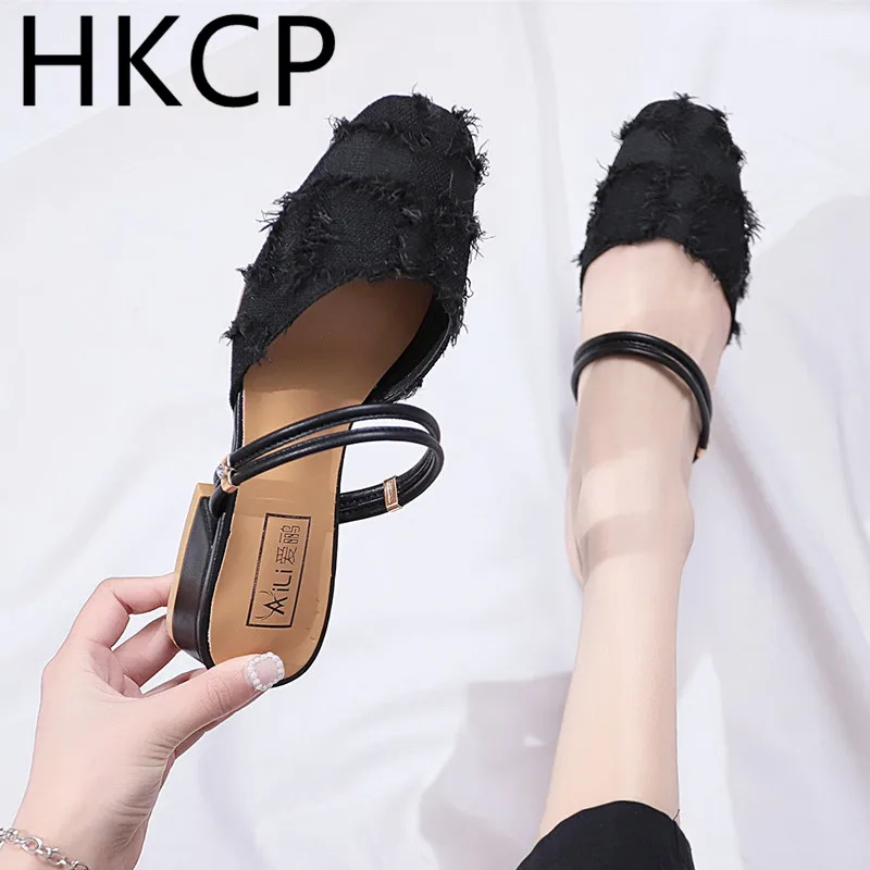 HKCP Fashion Slippers women wear 2019 summer new baotou thick with cuffed low heel two wear lazy half slippers C535
HKCP Fashion Slippers women wear 2019 summer new baotou thick with cuffed low heel two wear lazy half slippers C535