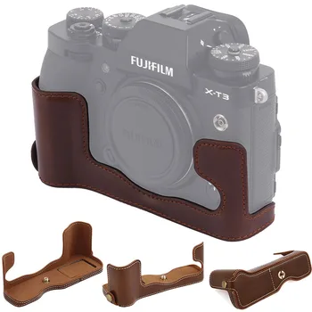 New Pu Leather Camera Case Half Bag For FujiFilm XT2 XT3 FUJI X-T2 X-T3 Camera Video Half Bag Professional bottom cover
New Pu Leather Camera Case Half Bag For FujiFilm XT2 XT3 FUJI X-T2 X-T3 Camera Video Half Bag Professional bottom cover