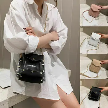 Women Ladies Leather Rivet Shoulder Bag Tote Purse Handbag Messenger Crossbody Satchel Hasp Bag
Women Ladies Leather Rivet Shoulder Bag Tote Purse Handbag Messenger Crossbody Satchel Hasp Bag