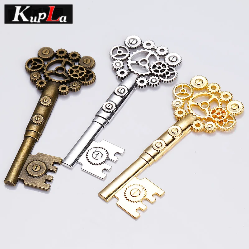 Metal Big Steampunk Gear Key Charms for Jewelry Making Fashion Trendy DIY Handmade Decorative Key Charms 31*72mm
Metal Big Steampunk Gear Key Charms for Jewelry Making Fashion Trendy DIY Handmade Decorative Key Charms 31*72mm
