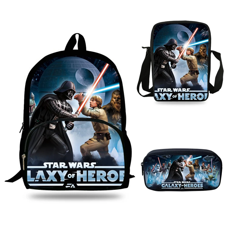 16inch Fashion Mochila Boys School Bags Star wars Backpack Space wars Bag For Girls Rucksack Teenagers 3 Set gift Kids Bookbag
16inch Fashion Mochila Boys School Bags Star wars Backpack Space wars Bag For Girls Rucksack Teenagers 3 Set gift Kids Bookbag