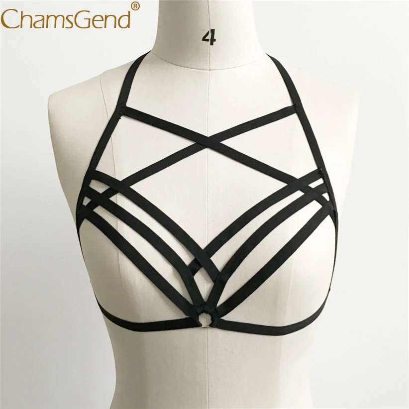 Chamsgend Bras Women Sexy Linegrie Elastic Halter Bra Strappy Hollow Out Chest Lift Bralette Bustier 80129
Chamsgend Bras Women Sexy Linegrie Elastic Halter Bra Strappy Hollow Out Chest Lift Bralette Bustier 80129
