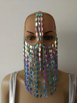 NEW STYLE H775 Women layers Green Colorful Plastic Leafs Head Jewelry Unique Design Layers Face Mask Chains Jewelry 3 Colors
NEW STYLE H775 Women layers Green Colorful Plastic Leafs Head Jewelry Unique Design Layers Face Mask Chains Jewelry 3 Colors